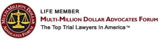 Life Member Multi-Million Dollar Advocates Forum The Top Trial Lawyers In America