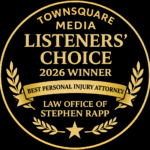 Townsquare Media Listeners' Choice | 2026 Winner | Best Personal Injury Attorney | Law Office of Stephen Rapp